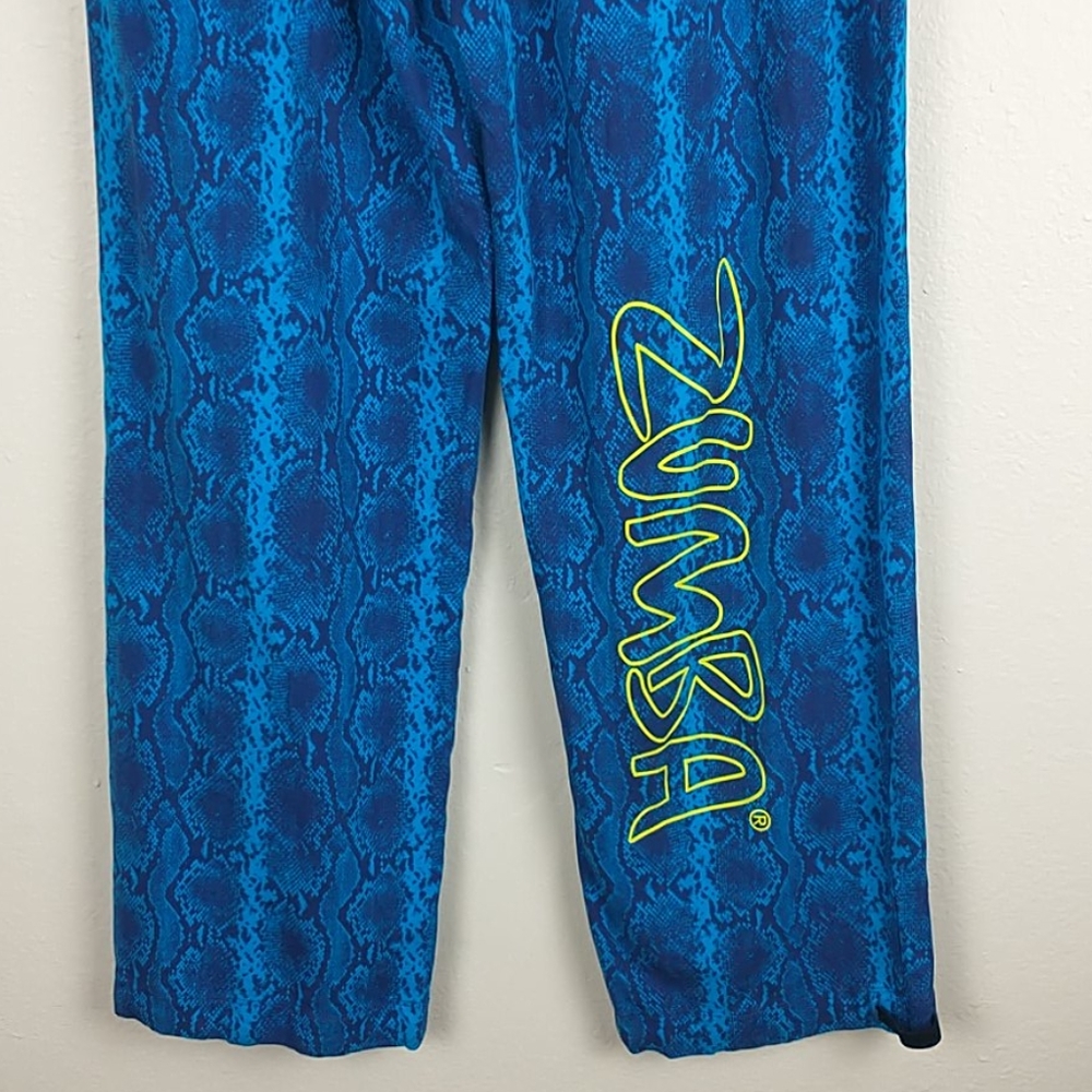 Zumba Dance fitness 90's snakeskin pants medium